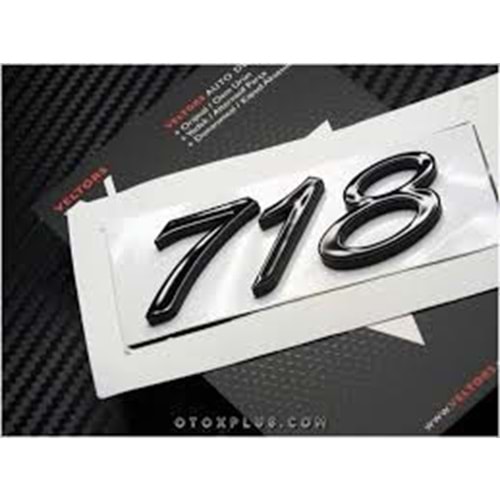 YAZI 718 (SİYAH) PORSCHE -ORPA-