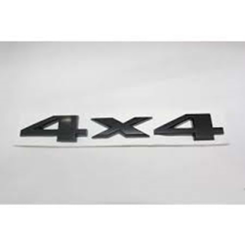 YAZI 4X4 SİYAH (3.70X14.5CM) MUHTELİF -ORPA-