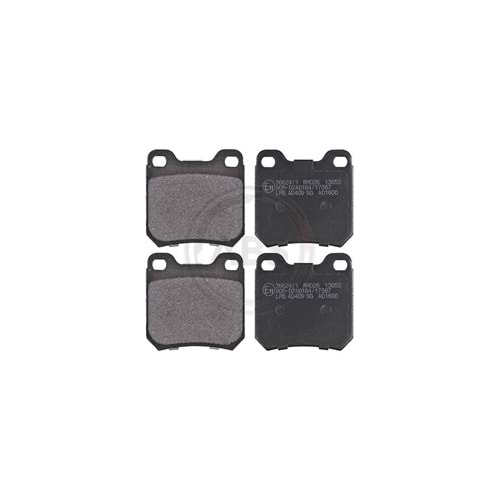 FREN BALATASI VECTRA B OMEGA A DİSKLİ ( ARKA ) 95-00 -TRW-
