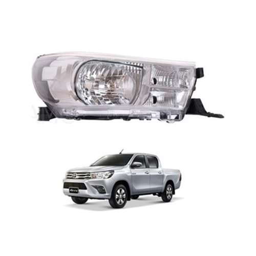 FAR HILUX LEDSİZ ELEKTRİKLİ MOTORLU (SAĞ) 2015-2018