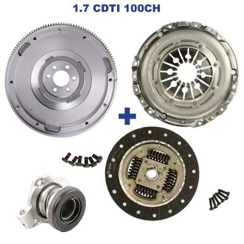VOLANTLI SET 1.7 ASTRA H CORSA D MERİVA A Z17DTJ Y.M -VOLMERK
