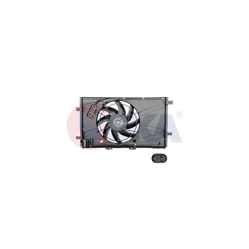 RADYATÖR FAN MOTOR VE DAVLUMBAZI KOMPLE İNSİGNİA CRUZE A16XER 4 FİŞLİ REZİDANSLI --VEKA-