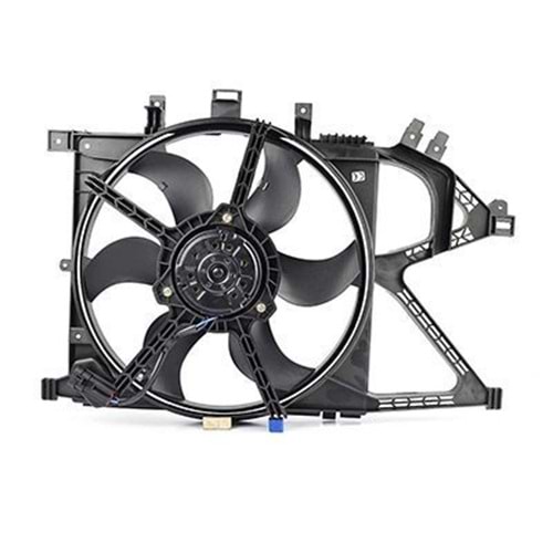 RADYATÖR FAN MOTOR VE DAVLUMBAZI KOMPLE CORSA C 1.4 2 FİŞLİ -WİSCO-