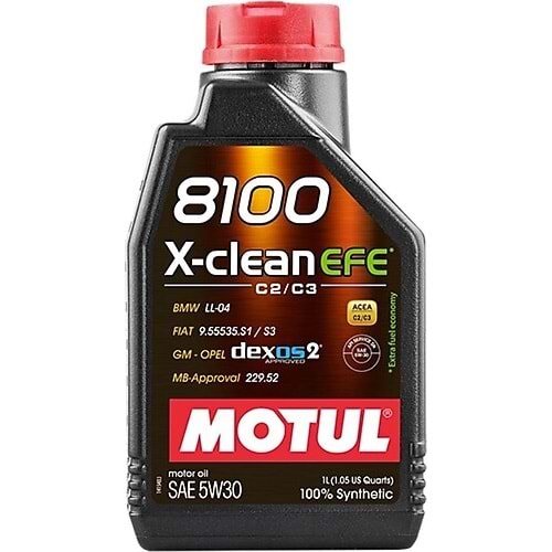 MOTOR YAĞI 5W30 8100 X-CLEAN EFE DEXOS 2 5W30 1 L -MOTUL-