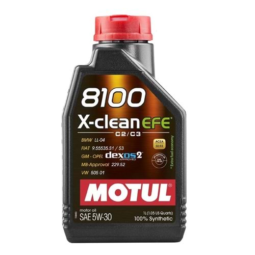 MOTOR YAĞI MOTUL 5W30 8100 X-CLEAN EFE DEXOS 2 1 L -MOTUL-