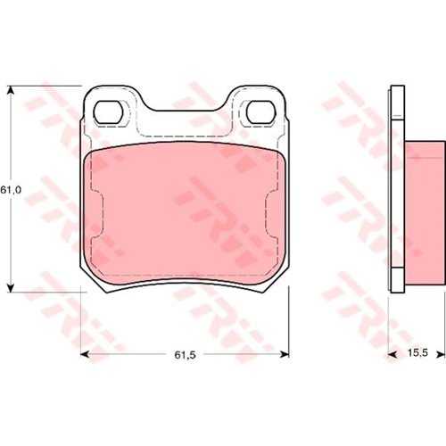 FREN BALATASI VECTRA B OMEGA A DİSKLİ ( ARKA ) 95-00 -BSG-