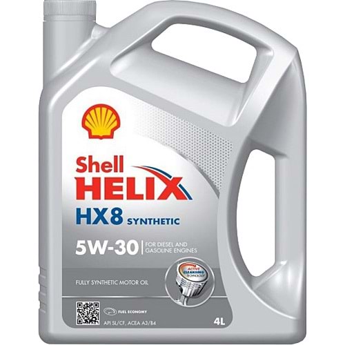 MOTOR YAĞI 5W30 HX8 SYNTHETIC 4LT - SHELL-