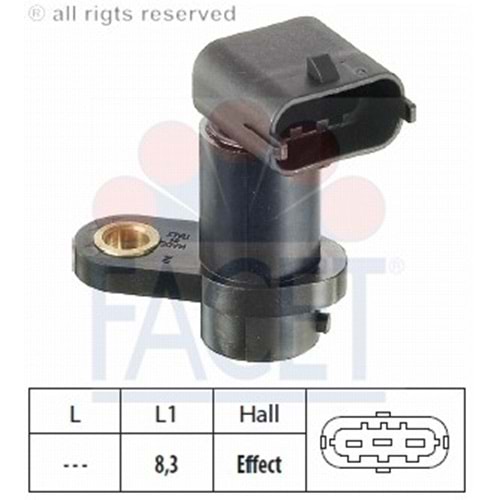 EKSANTRİK DEVİR SENSÖRÜ Z16XEP Z16XE1 -FACET-