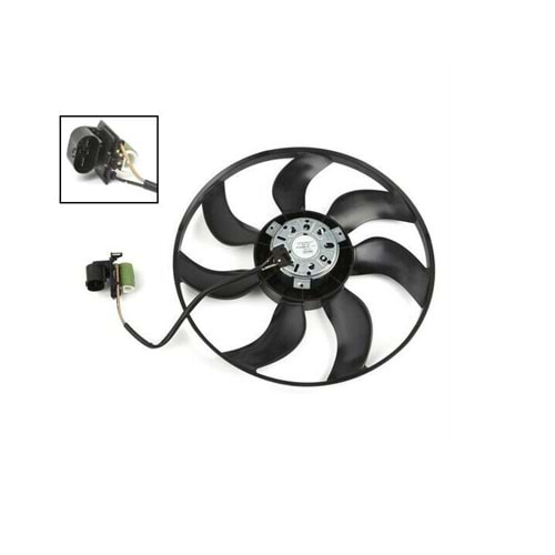 RADYATÖR FAN MOTORU ASTRA J A16LET A16DTH 4 FİŞ REZİSTANSLI -TAP-