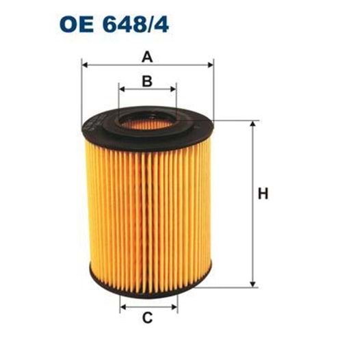 YAĞ FİLTRESİ ASTRA G H CORSA B C MERİVA 1.7D 00 -WUNDER-