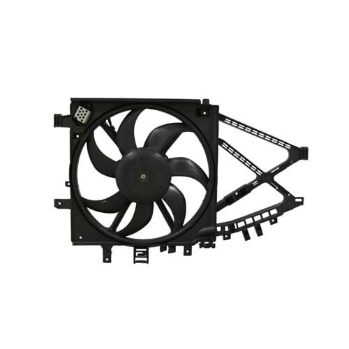 RADYATÖR FAN MOTOR VE DAVLUMBAZI KOMPLE CORSA C 1.3 1.7 3 FİŞLİ -WİSCO-