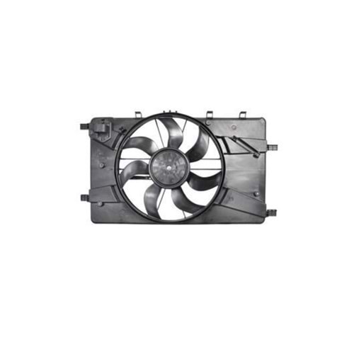RADYATÖR FAN MOTORU VE DAVLUMBAZI KOMPLE ASTRA J A16LET A16DTH 4 FİŞ REZİSTANSLI -WISCO-