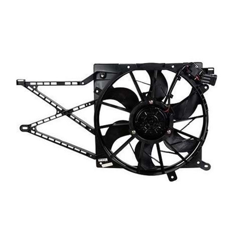 RADYATÖR FAN MOTORU VE DAVLUMBAZI KOMPLE ASTRA G (3 FİŞLİ REZİSTANSLI) 98-01 -VEKA-