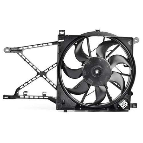 RADYATÖR FAN MOTOR VE DAVLUMBAZI KOMPLE ASTRA H Z13DTH 3 FİŞLİ REZİSTANSLI -WAXELL-
