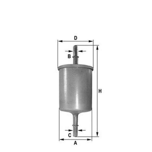 YAKIT FİLTRESİ BENZİN ASTRA F G H CORSA B C 1.2 1.4 1.6 2.0 JAKLI 98- -VOLLER-