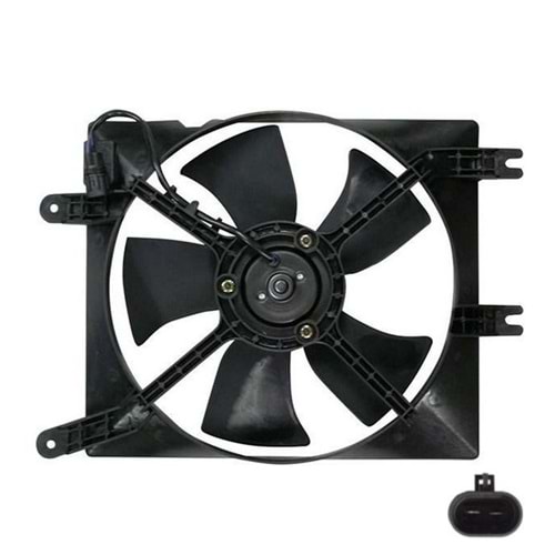 KLİMA FAN MOTOR VE DAVLUMBAZI KOMPLE LACETTİ 2 FİŞLİ -VEKA-