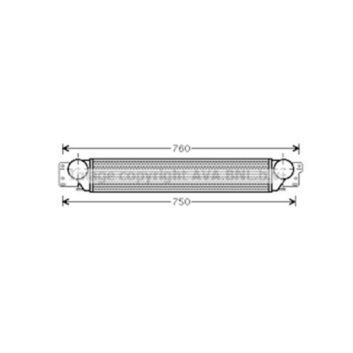 TURBO RADYATÖRÜ İNTERCOOLER RADYATÖRÜ CAPTİVA C100 -MAHER-