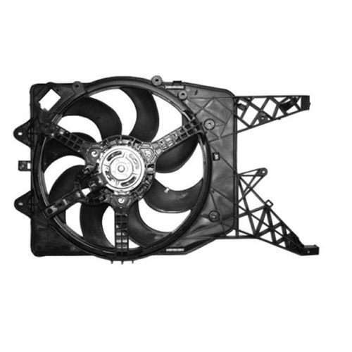 RADYATÖR FAN MOTOR VE DAVLUMBAZI KOMPLE CORSA D Z13DTH 2 FİŞLİ -VEKA-
