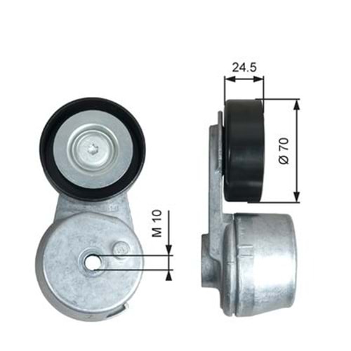 V KAYIS GERGİ KOMPLE ASTRA K MOKKA CORSA E ADAM B14XFT 15- -GATES-