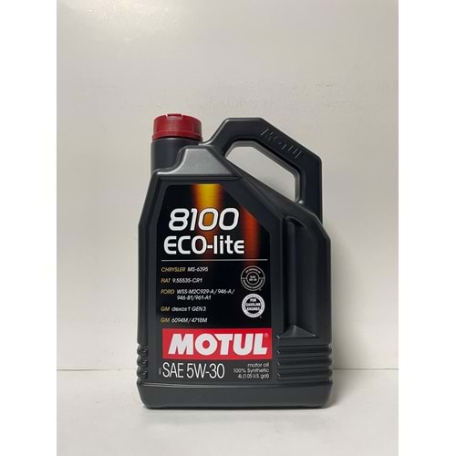 MOTOR YAĞI 5W30 8100 ECO-LİTE DEXOS 1 5W 30 4 LT -MOTUL-