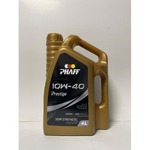 MOTOR YAĞI 10W40 4 LİTRE PRESTİGE -PHAFF-