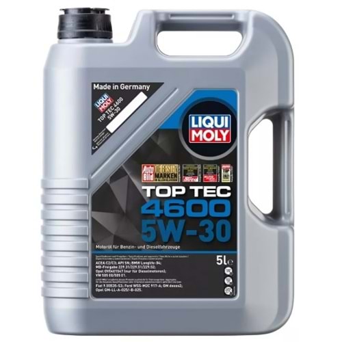 MOTOR YAĞI LIQUIMOLY 5W30 TOP TECH 4600 DEXOS II 5 LT -LIQUIMOLY-