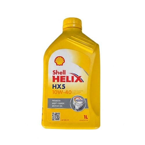 MOTOR YAĞI SHELL 10W40 HX5 1 LT -SHELL-