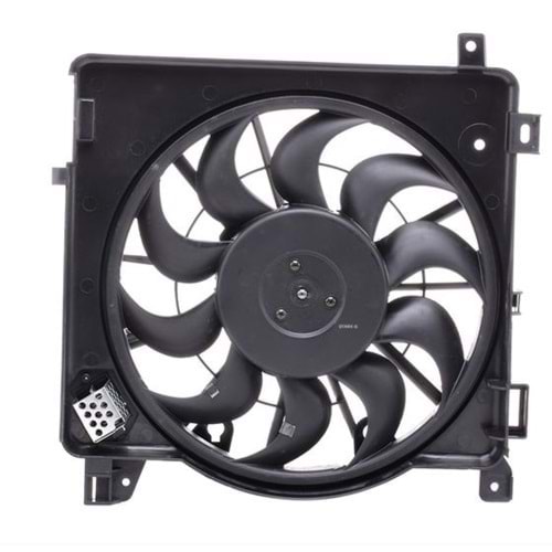 RADYATÖR FAN MOTOR VE DAVLUMBAZI KOMPLE ASTRA H Z13DTH 3 FİŞLİ REZİSTANSLI 04- -WISCO-