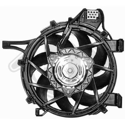 KLİMA FAN MOTOR VE DAVLUMBAZI KOMPLE CORSA C Z13DT Y17DTL 3 FİŞLİ REZİSTANSLI -SGR-