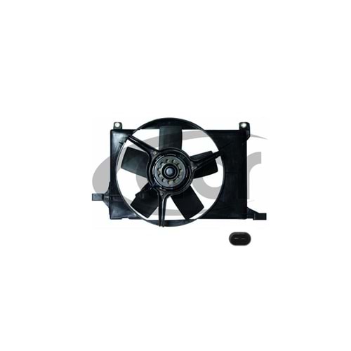 RADYATÖR FAN MOTOR VE DAVLUMBAZI KOMPLE CORSA B TİGRA 2 FİŞLİ -VEKA-