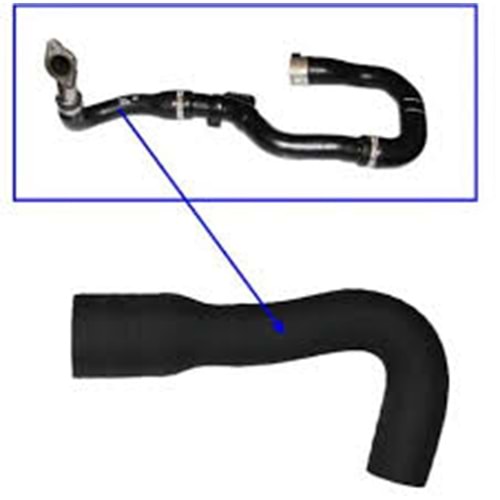 TURBO HORTUMU CORSA D 1.3 DTC -YILPAR-