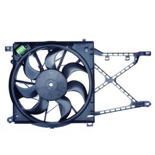 RADYATÖR FAN MOTOR VE DAVLUMBAZI KOMPLE ASTRA H Z13DTH 4 FİŞLİ REZİSTANSLI METTE-