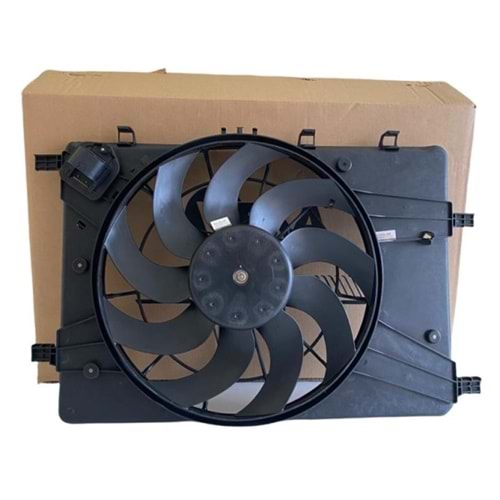 RADYATÖR FAN MOTOR VE DAVLUMBAZI KOMPLE MOKKA 4 FİŞ REZİSTANSLI -WISCO-