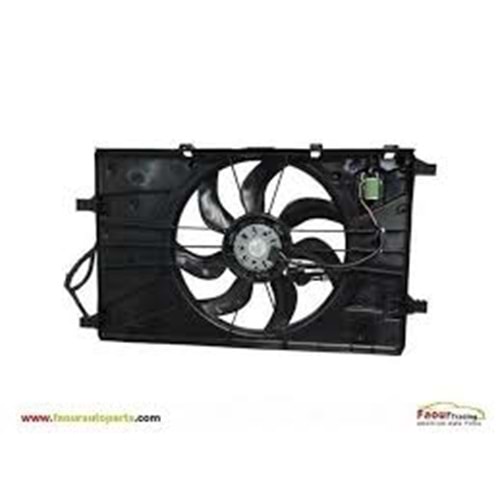 RADYATÖR FAN MOTOR VE DAVLUMBAZI KOMPLE ASTRA J İNSİGNİA OTOMATİK 4 FİŞLİ REZİSTANSLI -WISCO-