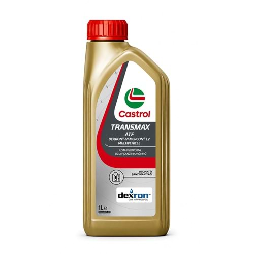 CASTROL | Transmax ATF Dexron VI Mercon LV Multi 1 Litre Otomatik Şanzıman Yağı