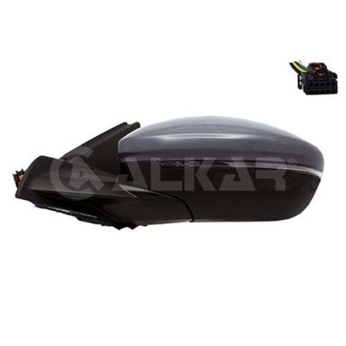 DİKİZ AYNASI CORSA F ELEKTRİKLİ ASTARLI LED SİNYALLİ SOL) 08- -VM-