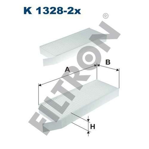 POLEN FİLTRESİ ASTRA L ÇİFTLİ 21- -FİLTRON-
