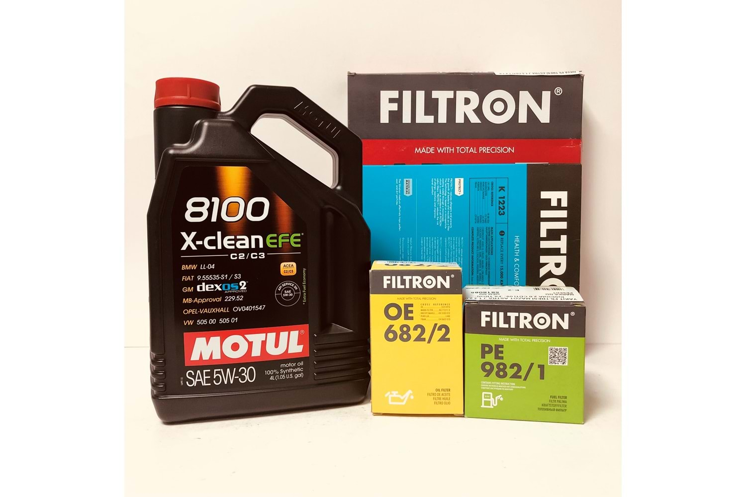 OPEL Astra J 1.3 2010 - 2019 Arası Dizel Bakım Set Motul 5W30 Yağ Filtron Filtre