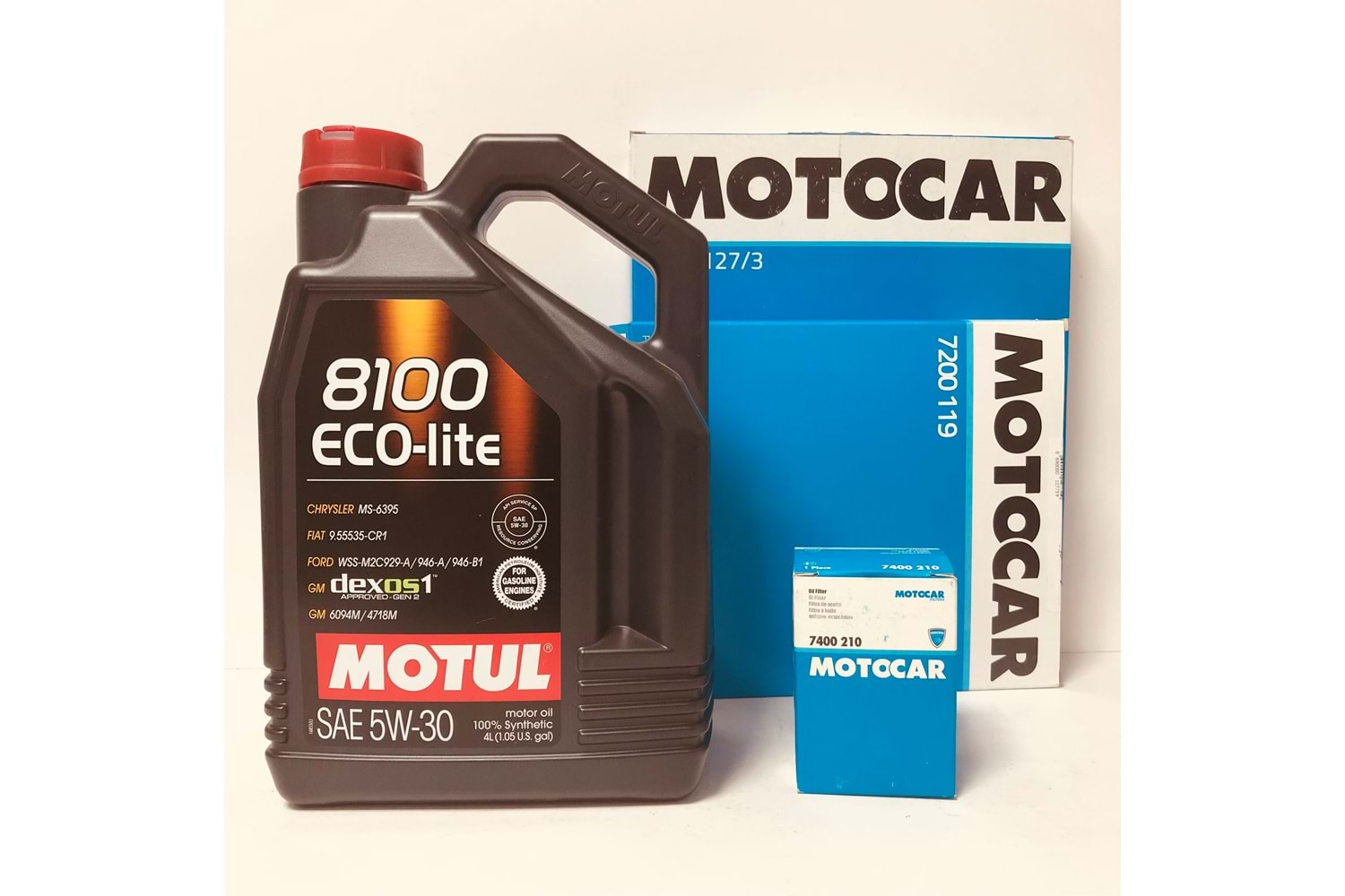 OPEL Astra J 1.4 2010 - 2019 Arası Benzinli Bakım Set Motul 5W30 Yağ Motocar Filtre