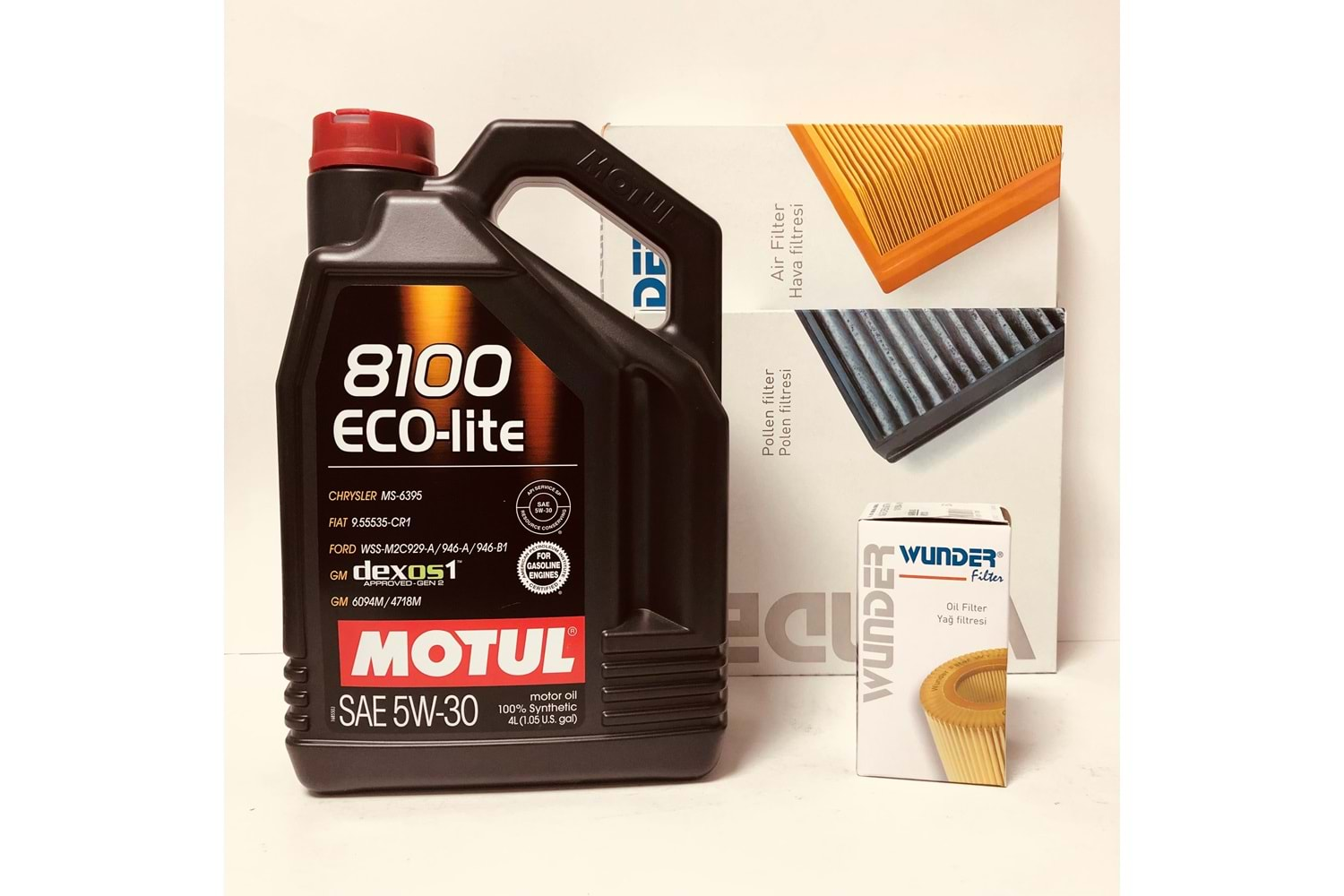 OPEL Astra J 1.4 2010 - 2019 Arası Benzinli Bakım Set Motul 5W30 Yağ Wunder Filtre