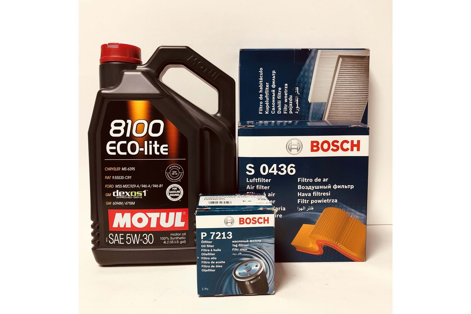 OPEL Astra K 1.2 2016 - 2019 Arası Benzinli Bakım Set Motul 5W30 Yağ Bosch Filtre