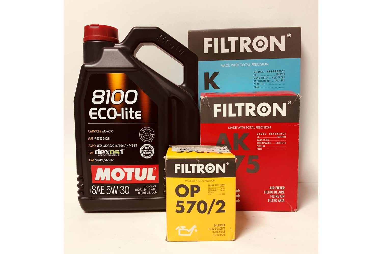 OPEL Astra K 1.2 2016 - 2019 Arası Benzinli Bakım Set Motul 5W30 Yağ Filtron Filtre