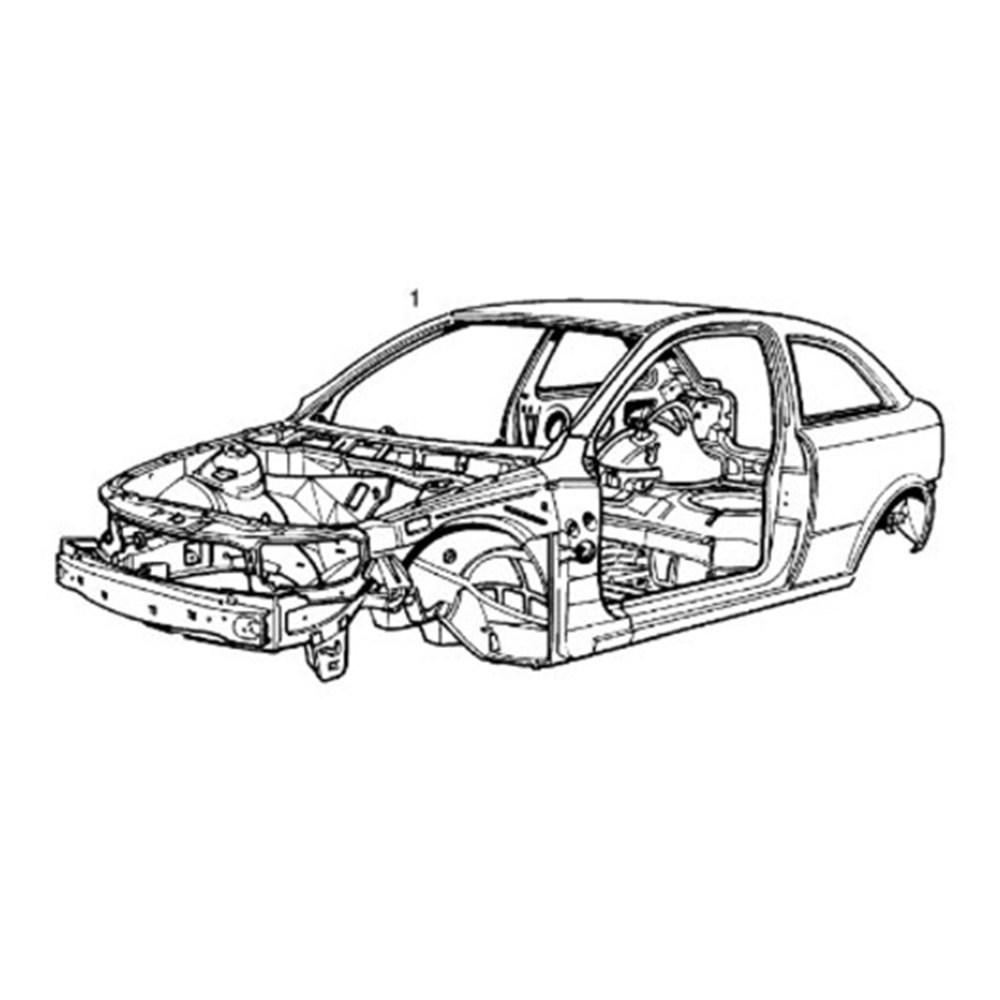 GÖVDE KOMPLE KAROSERİ KLİMA HARİÇ 3K 5K -GM-