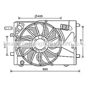 RADYATÖR FAN MOTORU VE DAVLUMBAZI KOMPLE MOKKA X 1.6 A16XER B16XER 3 FİŞLİ REZİSTANSLI -WINPOWER-