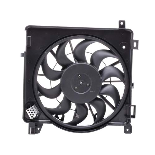 RADYATÖR FAN MOTOR VE DAVLUMBAZI KOMPLE ASTRA H Z13DTH 3 FİŞLİ REZİSTANSLI 04- -VEKA-