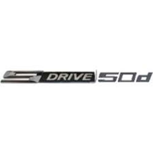 YAZI (sDrive 50d) ARKA BAGAJ YAZISI SİYAH -ORPA-