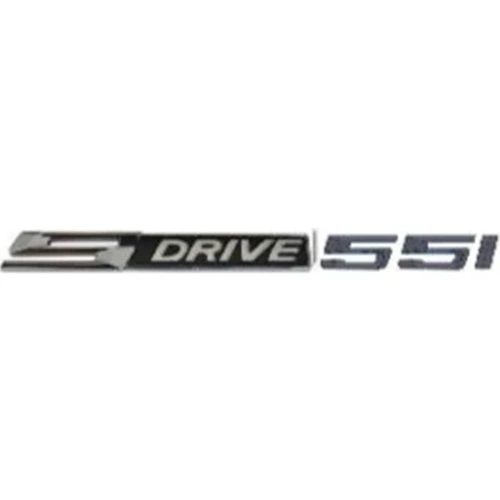 YAZI (sDrive 55d) ARKA BAGAJ YAZISI SİYAH -ORPA-