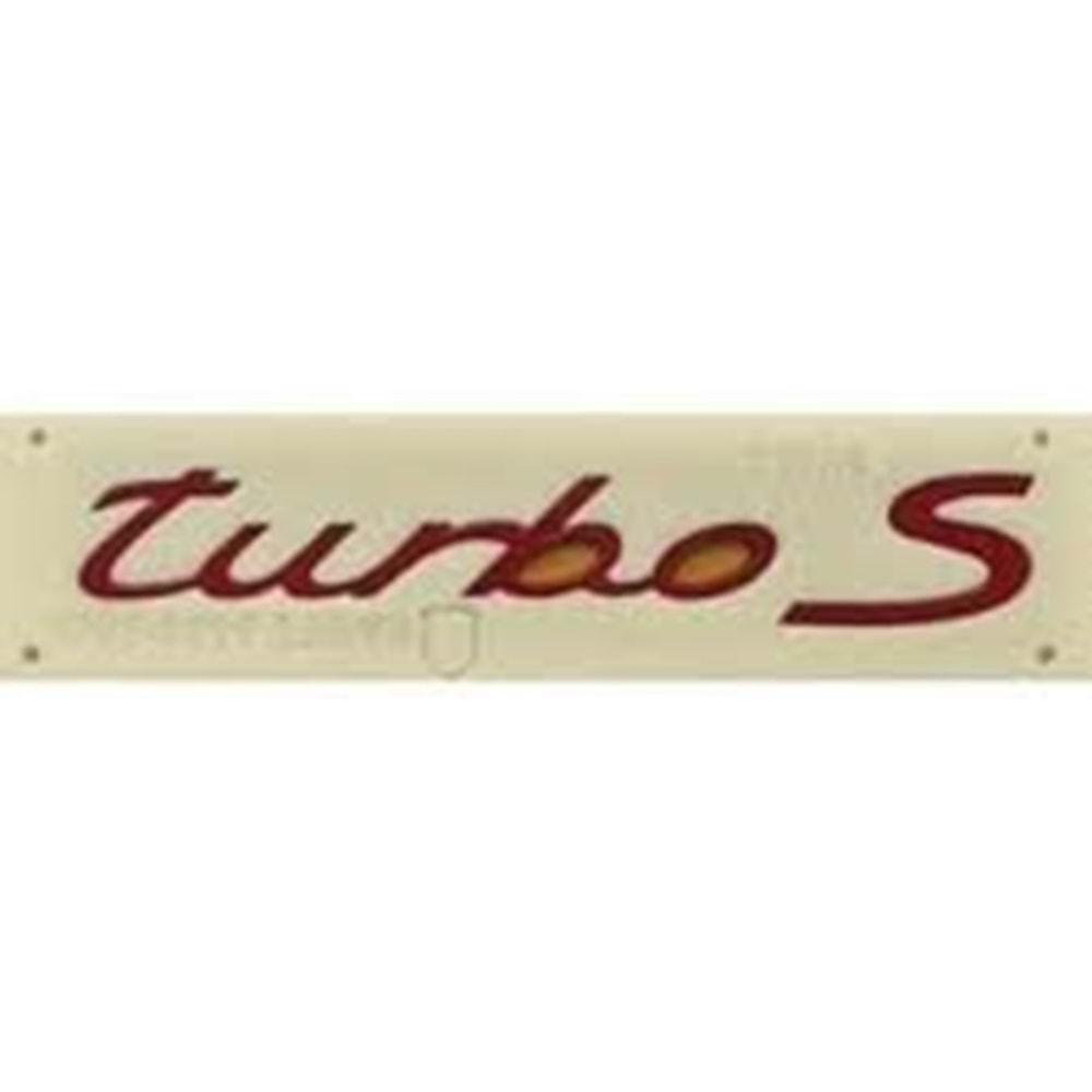 YAZI TURBO S KIRMIZI (3X25CM) PORSCHE -ORPA-