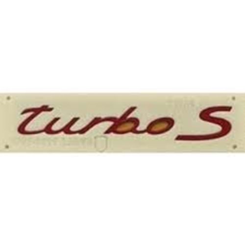 YAZI TURBO S KIRMIZI (3X25CM) PORSCHE -ORPA-