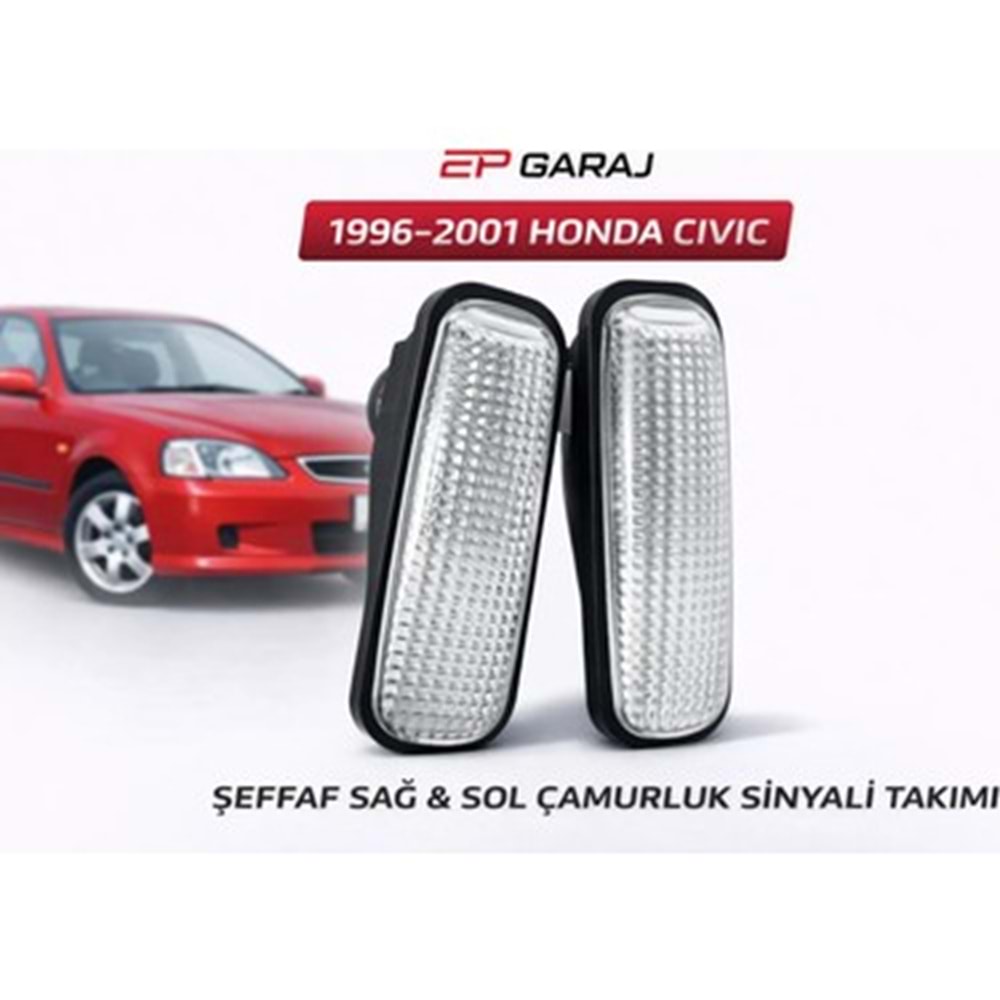 SİNYAL ÇAMURLUK CIVIC BEYAZ SAĞ/SOL 1996-2001